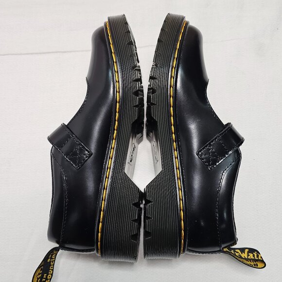 Doc Dr Martens MJ Bex J Shoes Black Leather Mary Jane Dress Boots Girls Size 2 - Picture 6 of 11